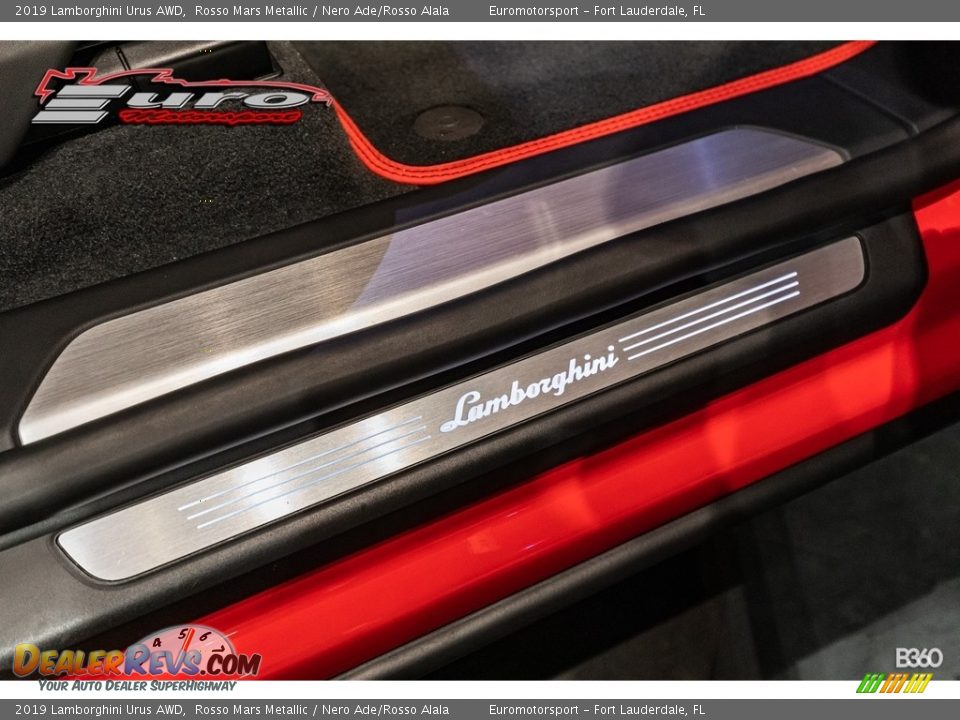 2019 Lamborghini Urus AWD Rosso Mars Metallic / Nero Ade/Rosso Alala Photo #27