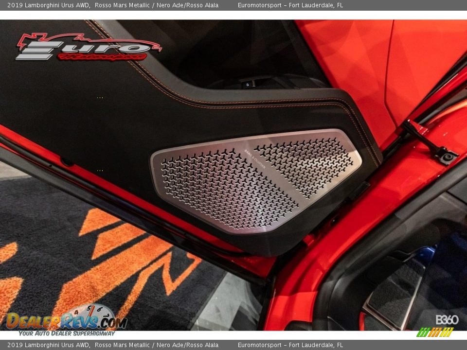 2019 Lamborghini Urus AWD Rosso Mars Metallic / Nero Ade/Rosso Alala Photo #28