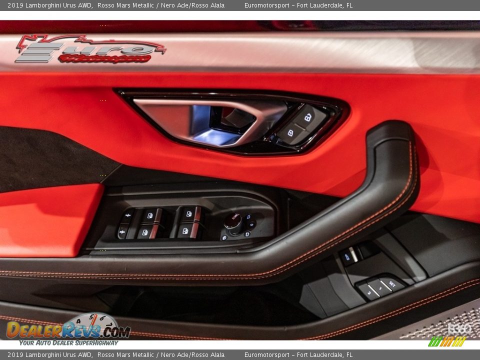 2019 Lamborghini Urus AWD Rosso Mars Metallic / Nero Ade/Rosso Alala Photo #31