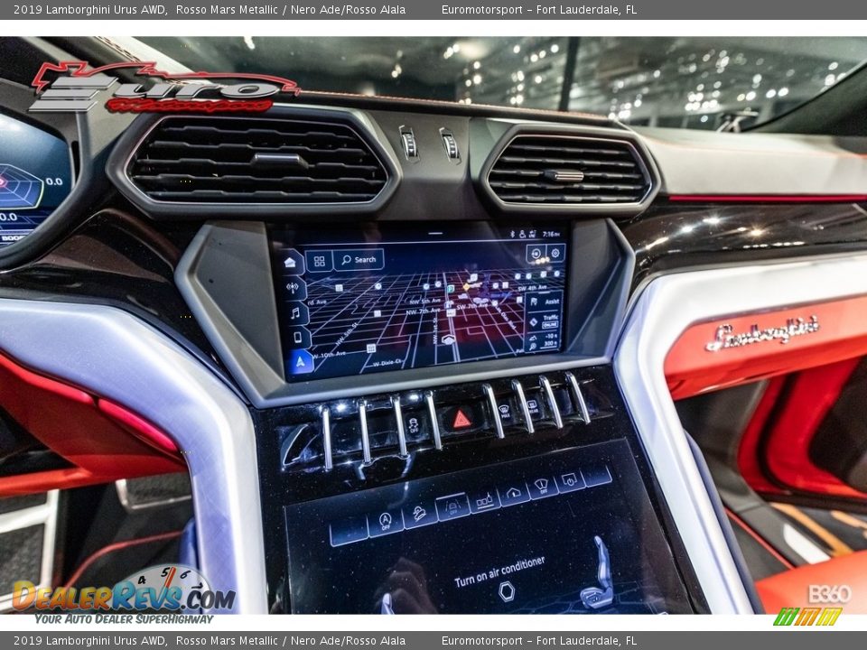 2019 Lamborghini Urus AWD Rosso Mars Metallic / Nero Ade/Rosso Alala Photo #33
