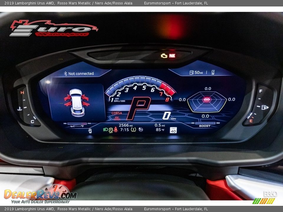 2019 Lamborghini Urus AWD Rosso Mars Metallic / Nero Ade/Rosso Alala Photo #36