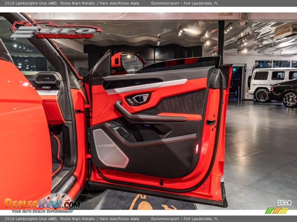 2019 Lamborghini Urus AWD Rosso Mars Metallic / Nero Ade/Rosso Alala Photo #39