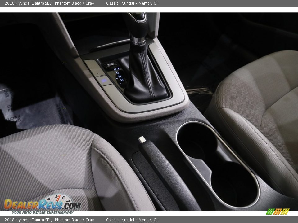 2018 Hyundai Elantra SEL Phantom Black / Gray Photo #12