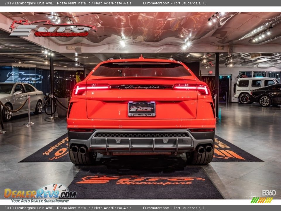 2019 Lamborghini Urus AWD Rosso Mars Metallic / Nero Ade/Rosso Alala Photo #40