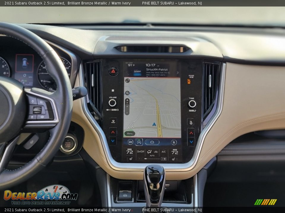 2021 Subaru Outback 2.5i Limited Brilliant Bronze Metallic / Warm Ivory Photo #4