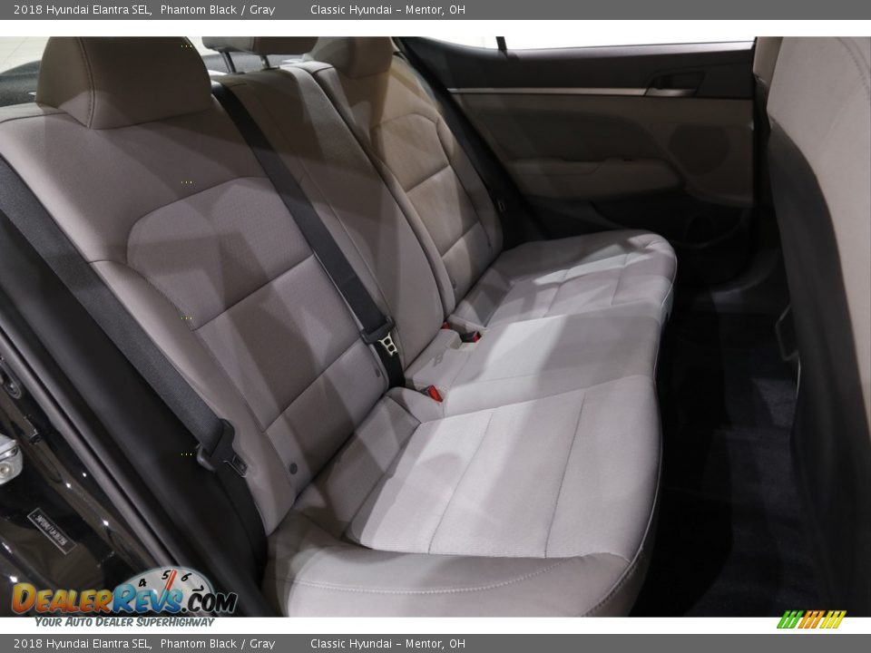 2018 Hyundai Elantra SEL Phantom Black / Gray Photo #15