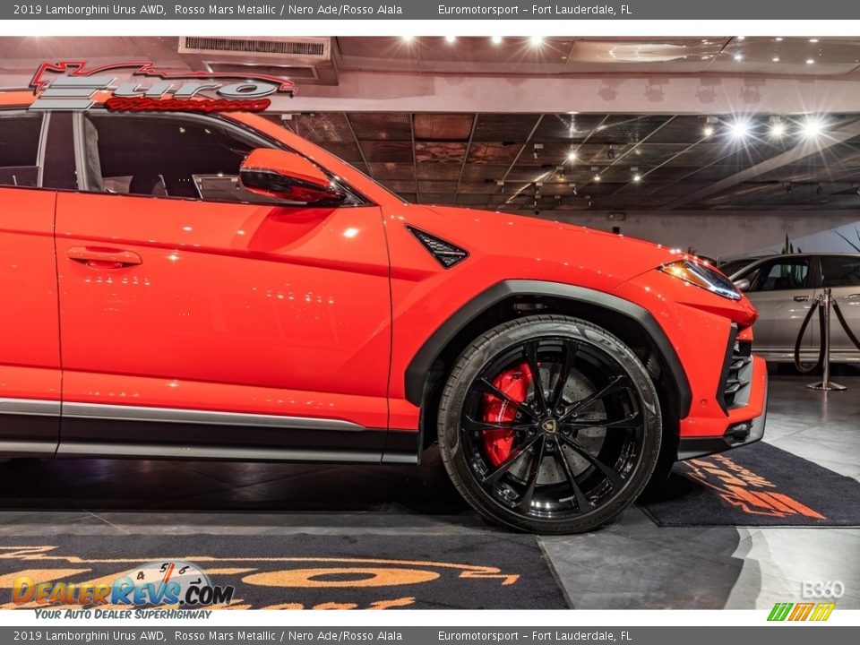 2019 Lamborghini Urus AWD Rosso Mars Metallic / Nero Ade/Rosso Alala Photo #42