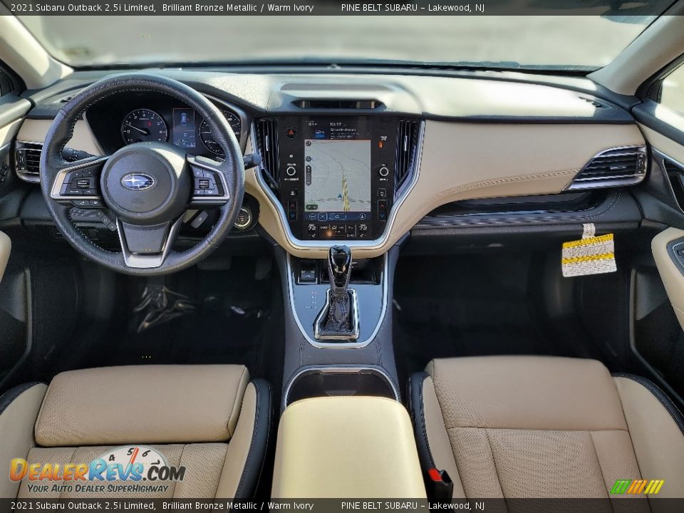 2021 Subaru Outback 2.5i Limited Brilliant Bronze Metallic / Warm Ivory Photo #6