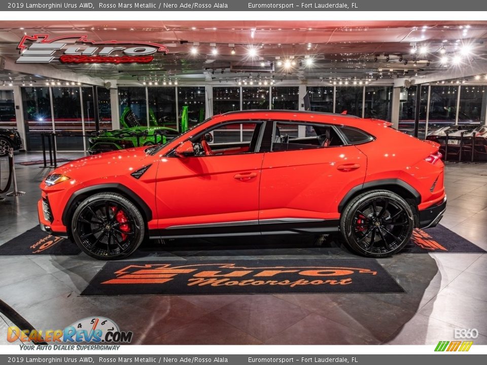 2019 Lamborghini Urus AWD Rosso Mars Metallic / Nero Ade/Rosso Alala Photo #47