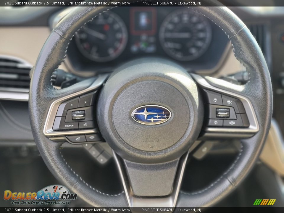 2021 Subaru Outback 2.5i Limited Brilliant Bronze Metallic / Warm Ivory Photo #10