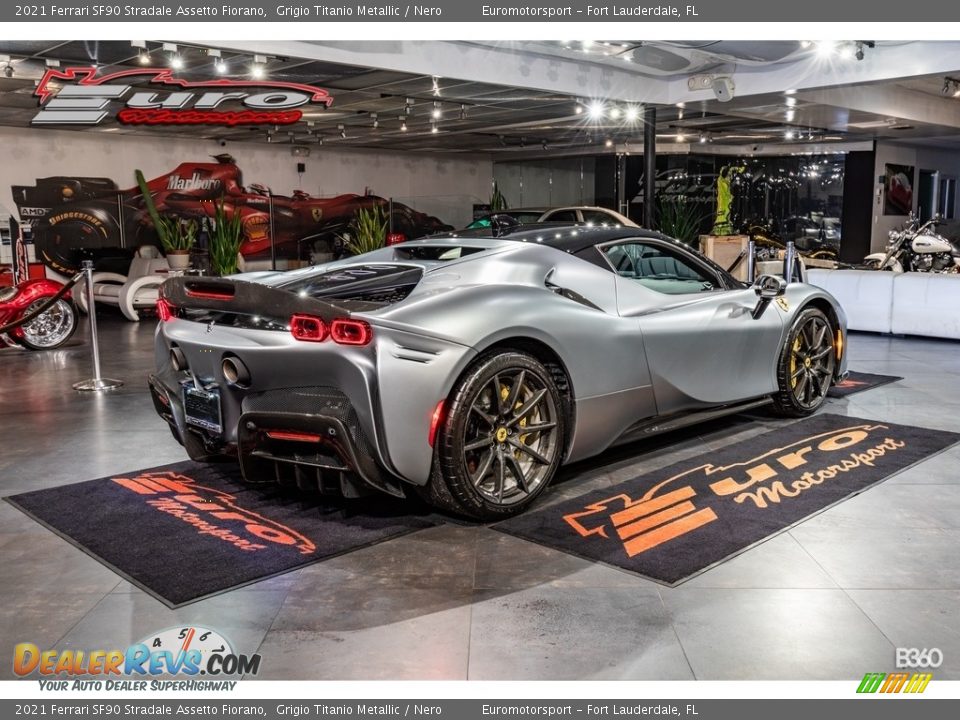 2021 Ferrari SF90 Stradale Assetto Fiorano Grigio Titanio Metallic / Nero Photo #2