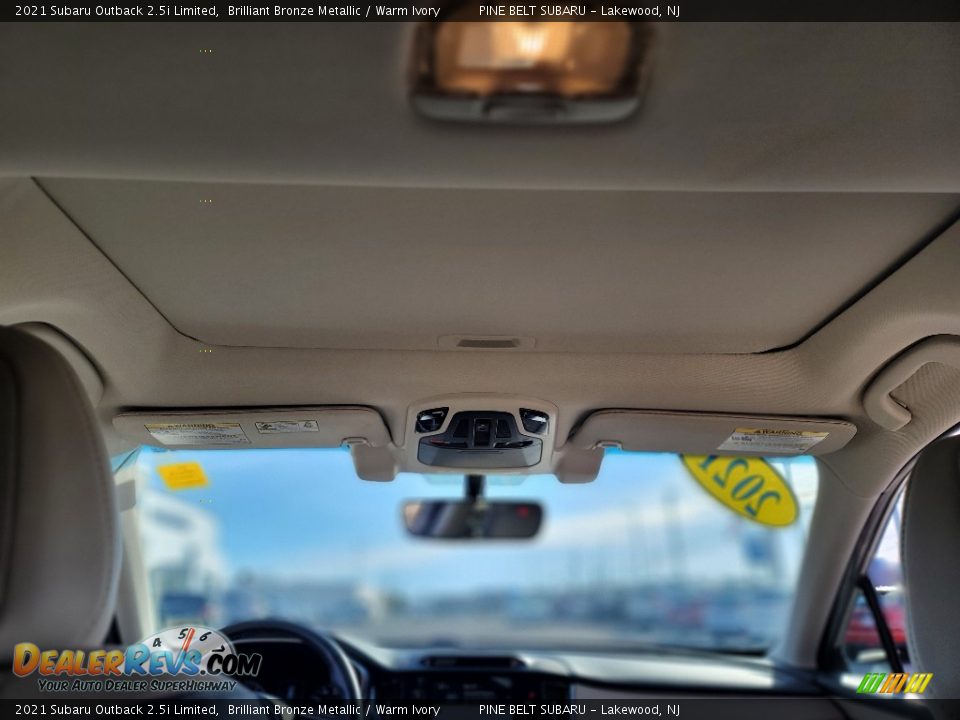 2021 Subaru Outback 2.5i Limited Brilliant Bronze Metallic / Warm Ivory Photo #12