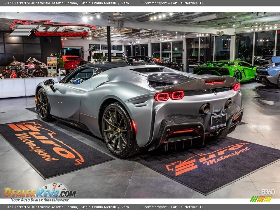 2021 Ferrari SF90 Stradale Assetto Fiorano Grigio Titanio Metallic / Nero Photo #3