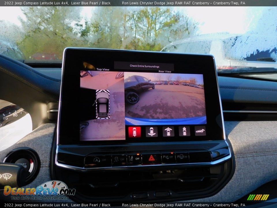 2022 Jeep Compass Latitude Lux 4x4 Laser Blue Pearl / Black Photo #16
