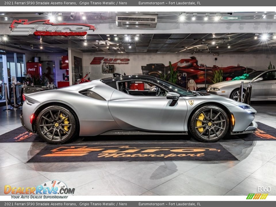 Grigio Titanio Metallic 2021 Ferrari SF90 Stradale Assetto Fiorano Photo #5