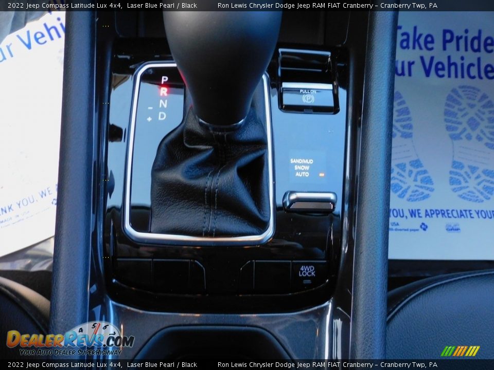 2022 Jeep Compass Latitude Lux 4x4 Laser Blue Pearl / Black Photo #18