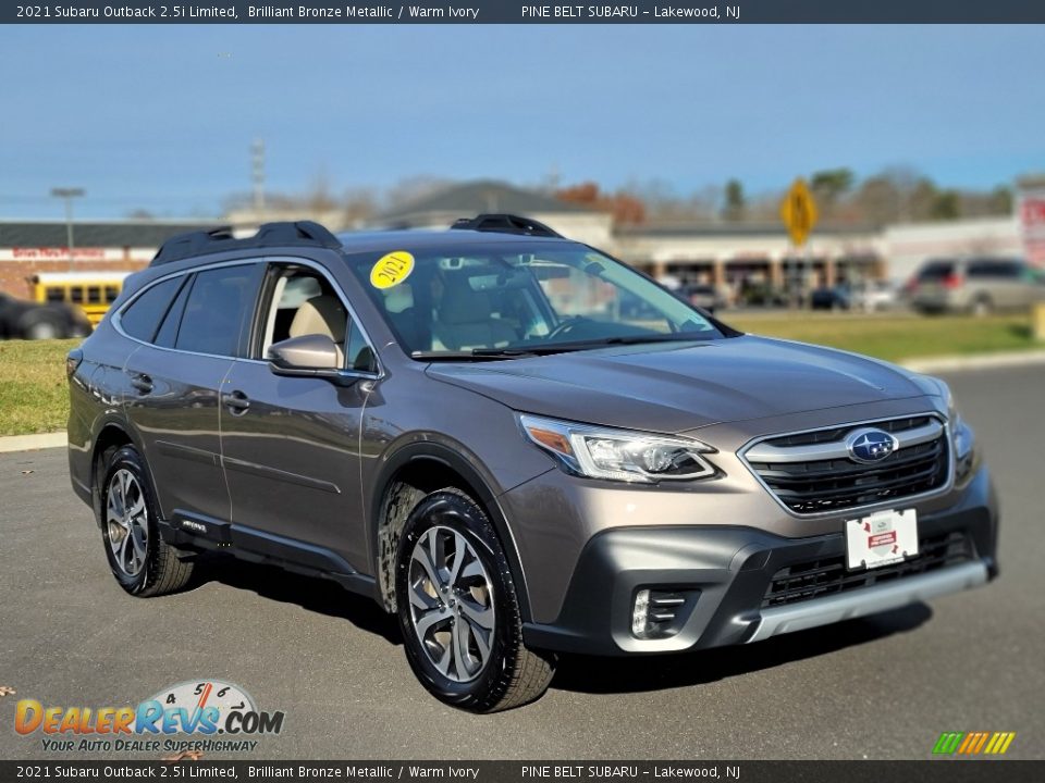 2021 Subaru Outback 2.5i Limited Brilliant Bronze Metallic / Warm Ivory Photo #16