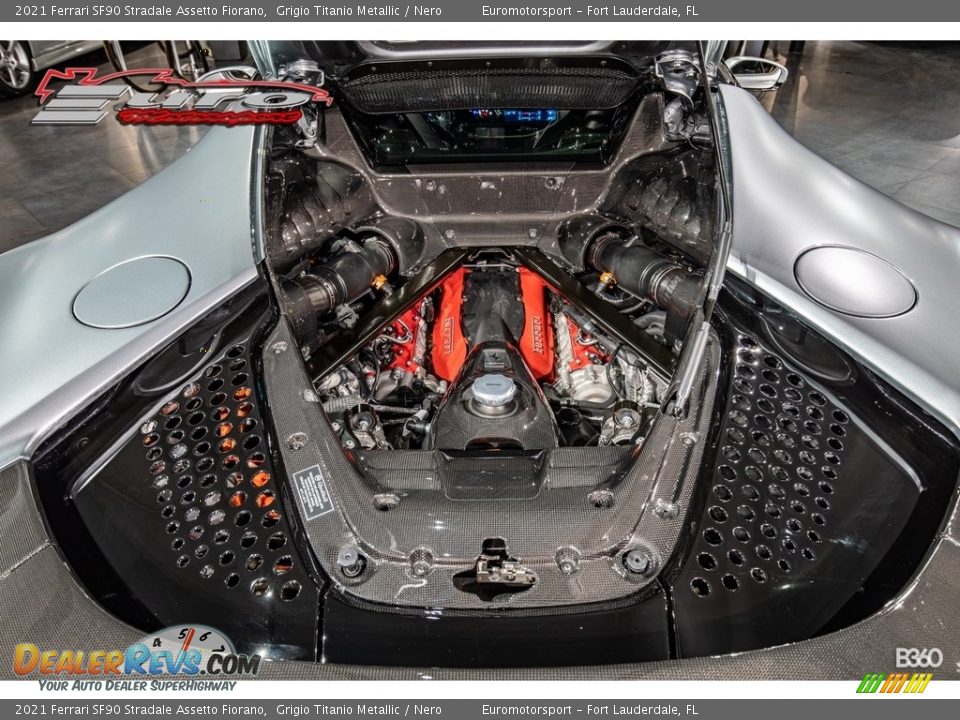 2021 Ferrari SF90 Stradale Assetto Fiorano 4.0 Liter Twin-Turbocharged DOHC 32-Valve V8 Gasoline/Electric Hybrid Engine Photo #8