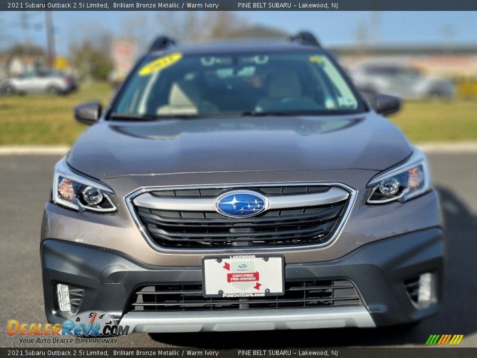 2021 Subaru Outback 2.5i Limited Brilliant Bronze Metallic / Warm Ivory Photo #18