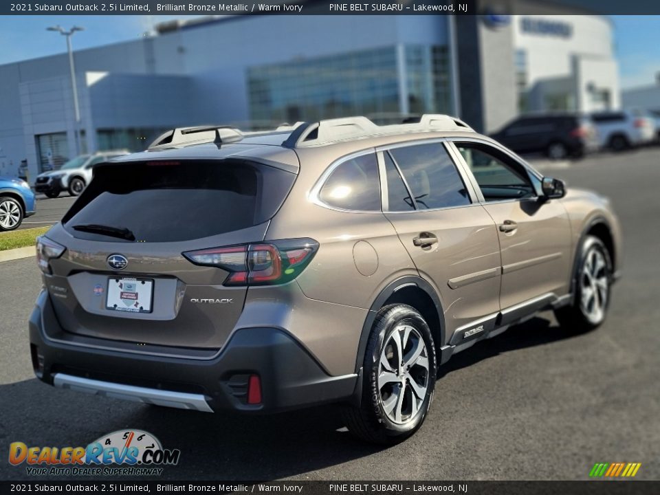 2021 Subaru Outback 2.5i Limited Brilliant Bronze Metallic / Warm Ivory Photo #22