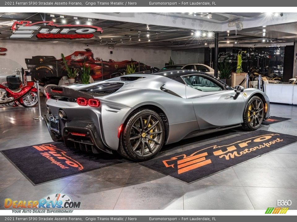 2021 Ferrari SF90 Stradale Assetto Fiorano Grigio Titanio Metallic / Nero Photo #13