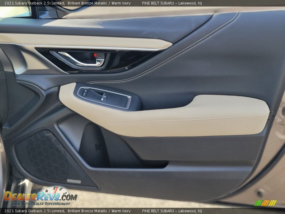 2021 Subaru Outback 2.5i Limited Brilliant Bronze Metallic / Warm Ivory Photo #25