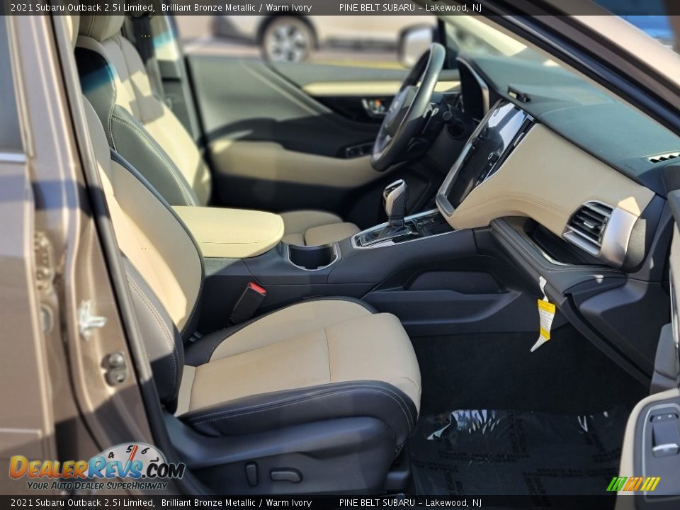 2021 Subaru Outback 2.5i Limited Brilliant Bronze Metallic / Warm Ivory Photo #27