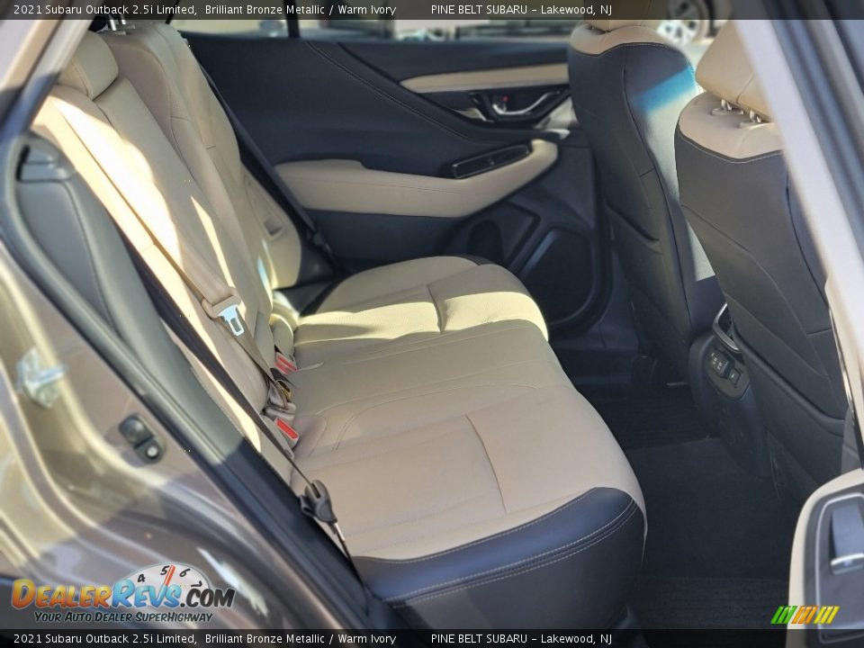 2021 Subaru Outback 2.5i Limited Brilliant Bronze Metallic / Warm Ivory Photo #28