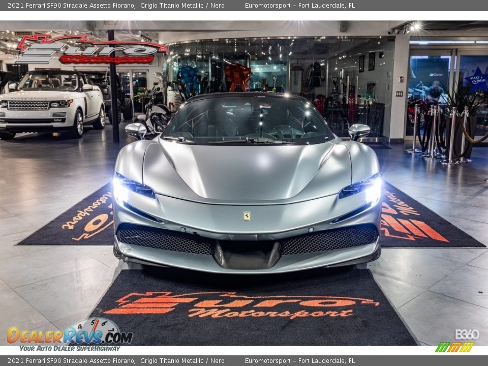 2021 Ferrari SF90 Stradale Assetto Fiorano Grigio Titanio Metallic / Nero Photo #19