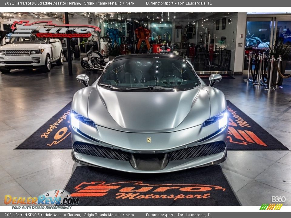2021 Ferrari SF90 Stradale Assetto Fiorano Grigio Titanio Metallic / Nero Photo #20