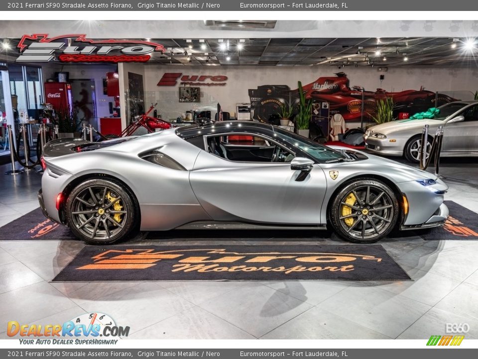 2021 Ferrari SF90 Stradale Assetto Fiorano Grigio Titanio Metallic / Nero Photo #21