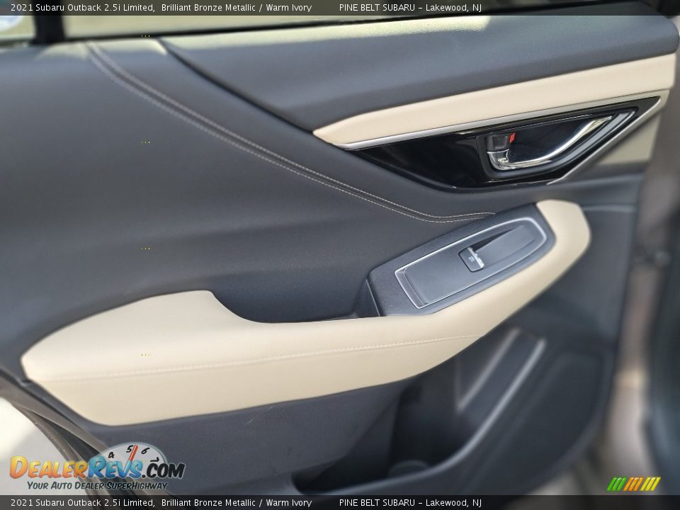 2021 Subaru Outback 2.5i Limited Brilliant Bronze Metallic / Warm Ivory Photo #33