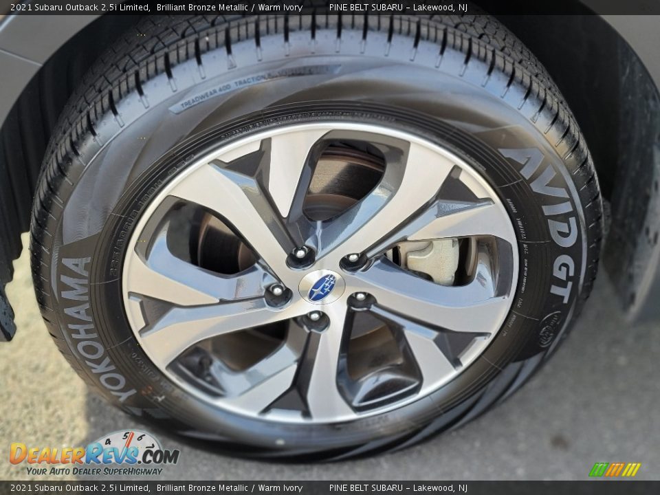 2021 Subaru Outback 2.5i Limited Brilliant Bronze Metallic / Warm Ivory Photo #35