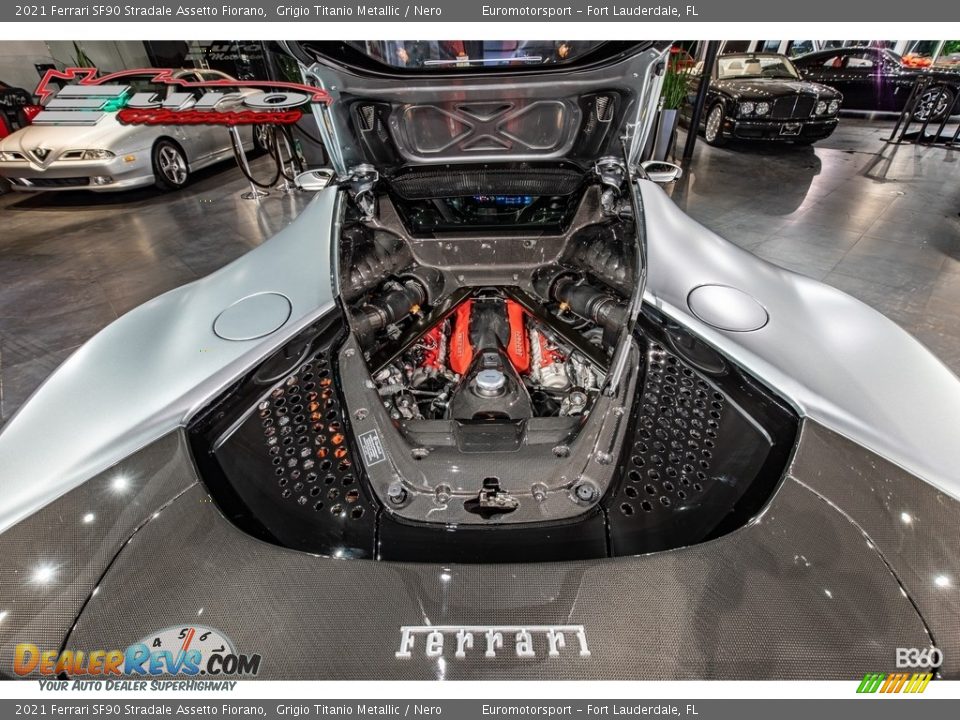 2021 Ferrari SF90 Stradale Assetto Fiorano Grigio Titanio Metallic / Nero Photo #25