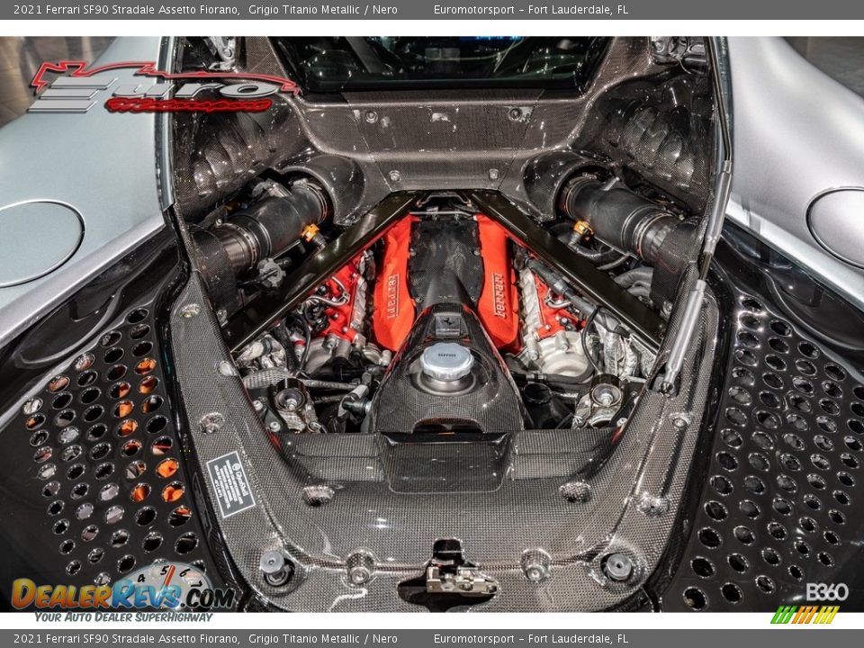 2021 Ferrari SF90 Stradale Assetto Fiorano Grigio Titanio Metallic / Nero Photo #27
