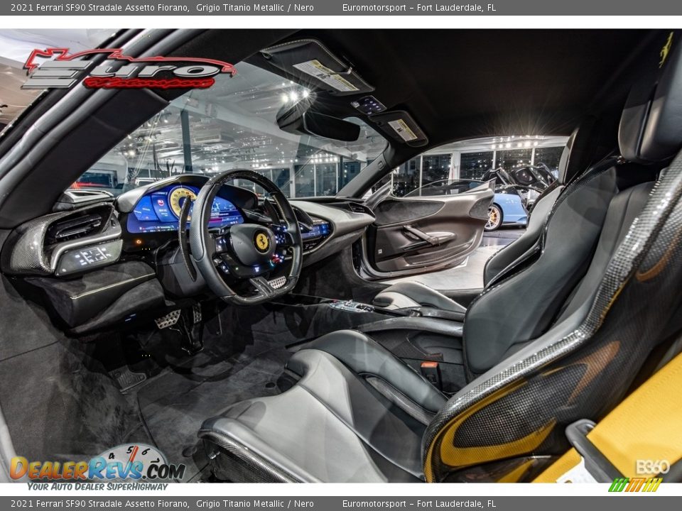 2021 Ferrari SF90 Stradale Assetto Fiorano Grigio Titanio Metallic / Nero Photo #33