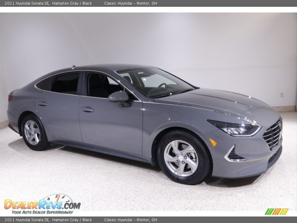 2021 Hyundai Sonata SE Hampton Gray / Black Photo #1