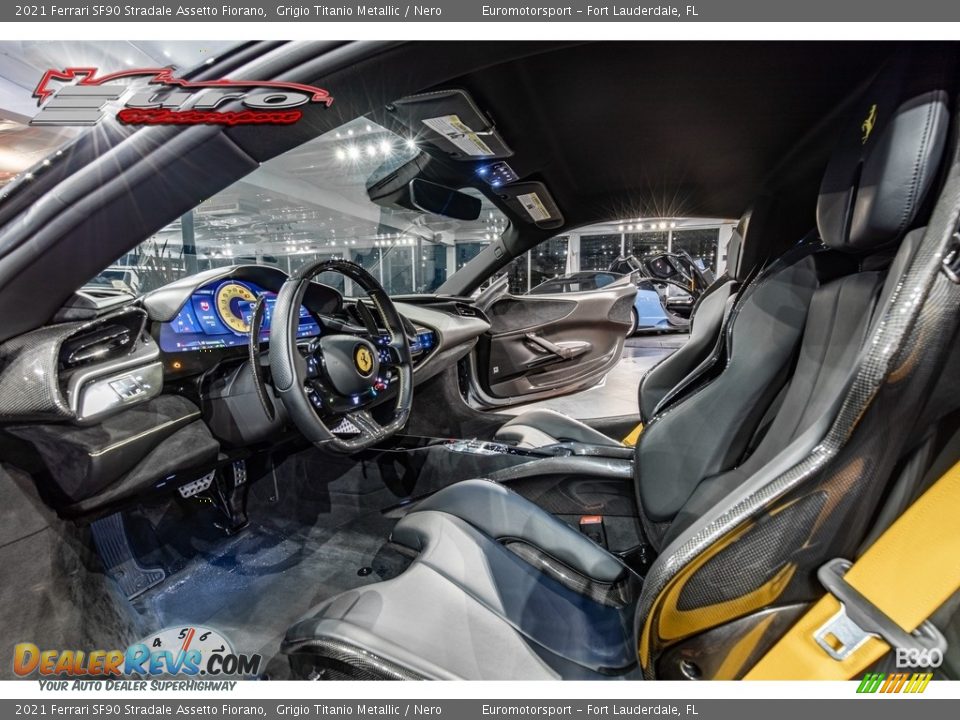 2021 Ferrari SF90 Stradale Assetto Fiorano Grigio Titanio Metallic / Nero Photo #34