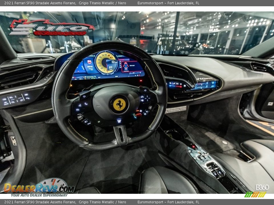 2021 Ferrari SF90 Stradale Assetto Fiorano Grigio Titanio Metallic / Nero Photo #39