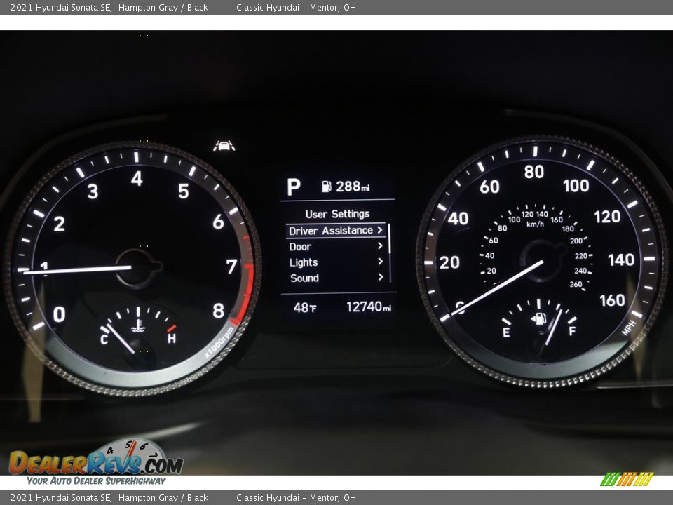 2021 Hyundai Sonata SE Hampton Gray / Black Photo #8