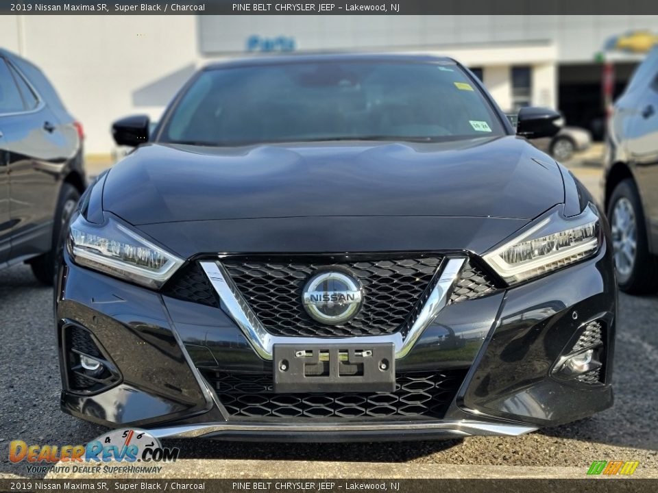 2019 Nissan Maxima SR Super Black / Charcoal Photo #2