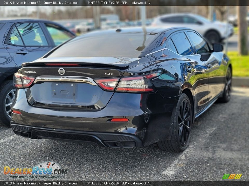 2019 Nissan Maxima SR Super Black / Charcoal Photo #3