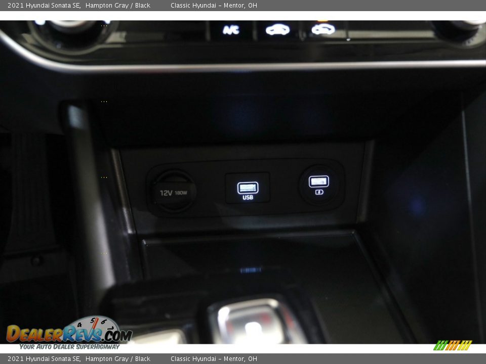2021 Hyundai Sonata SE Hampton Gray / Black Photo #11