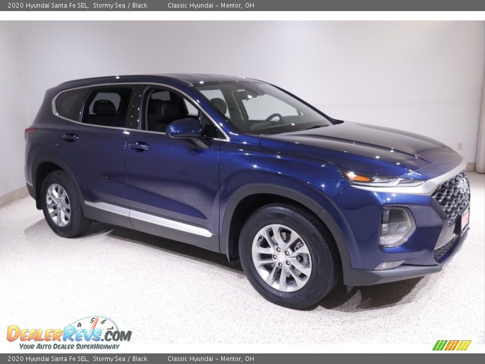 2020 Hyundai Santa Fe SEL Stormy Sea / Black Photo #1