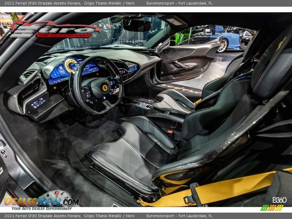 Nero Interior - 2021 Ferrari SF90 Stradale Assetto Fiorano Photo #53