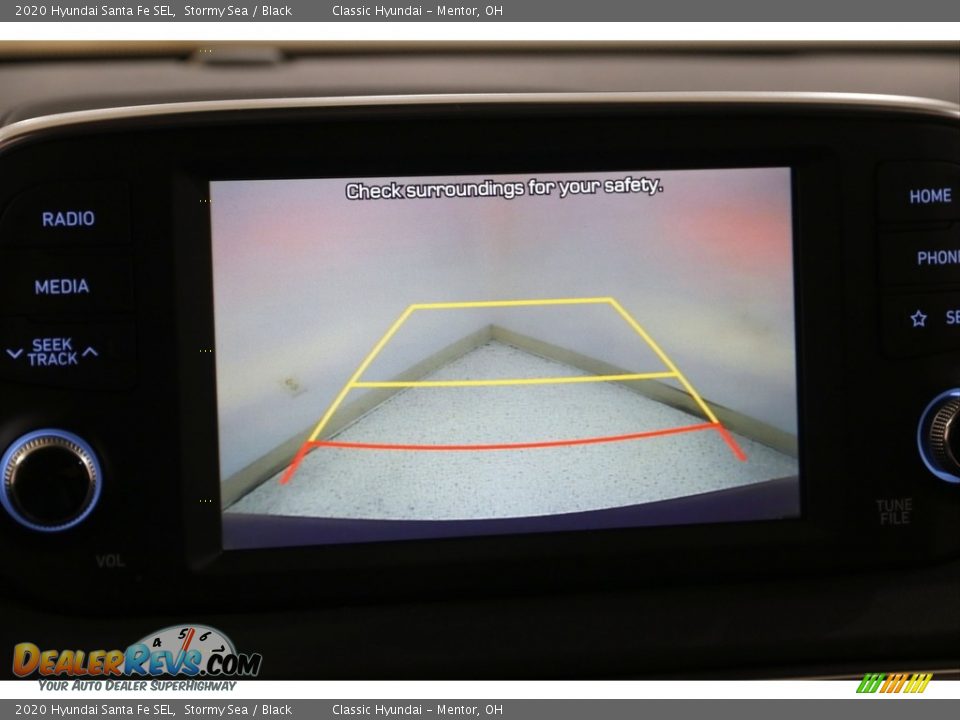 2020 Hyundai Santa Fe SEL Stormy Sea / Black Photo #11