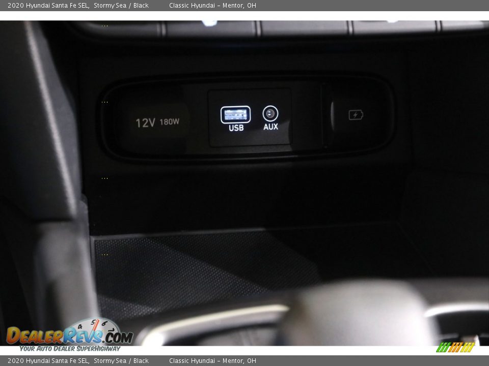 2020 Hyundai Santa Fe SEL Stormy Sea / Black Photo #12