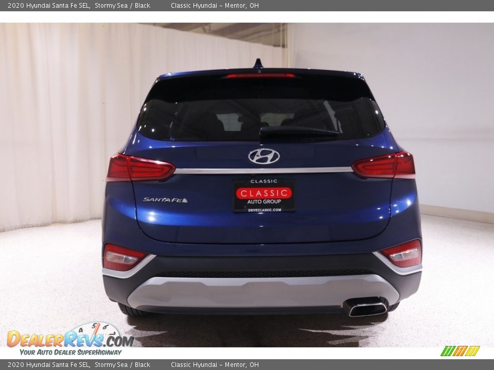 2020 Hyundai Santa Fe SEL Stormy Sea / Black Photo #17
