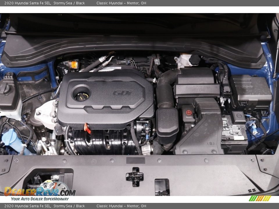 2020 Hyundai Santa Fe SEL Stormy Sea / Black Photo #18