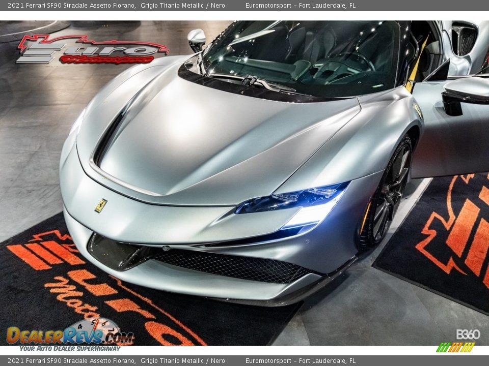 2021 Ferrari SF90 Stradale Assetto Fiorano Grigio Titanio Metallic / Nero Photo #65